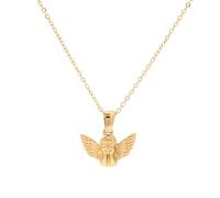 Accessories Guardian Angel Pendant Necklace Waterproof Chain Charm Jewelry 2024 - Guardian Angel Necklace, Angel Necklace For Girls, Guardian Angel Jewelry, Plated, No Gemstone