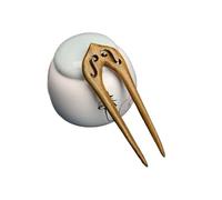 Accessories Hair Comb Clip Black Sandalwood Hanfu Hair Sticks Chinese Style Headwear Wooden Hairpin U Shape Hairpin(Color 04)