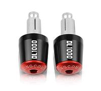 Accessories Handlebar 7/8" 22mm Motorcycle Handlebar Grips End Handle Bar Cap Plug For Suzuki DL1000 DL 1000 V-STR 000/XT 2002-2016 2015 2014(Black-red)