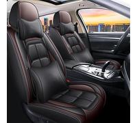 Accessories Interior For HYUNDAI For Tucson For Santa FE I30 I40 For Veloster For Genesis Universal Car Seat Cover Car Seat Covers(Coffee Pillow)