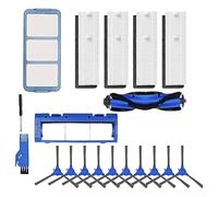 Accessories Kit Compatible With 11s 15c 30 30c 12 35c Robot Vacuum Featuring Main Brush Ten Side Brushes Eight Filters Pre Filter Roller Guard Tool Pen Plus Cleaning Brush For Floor Care