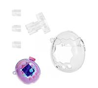 Accessories Kit Compatible with Tamagotchi Paradise, Transparent Protective Case & Replaceable Knob Cap for Daily Protection，Transparent