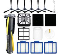 Accessories Kit for Shark IQ RV1001AE AV911S EZ AV1010AE RV1000 RV1001 AV970 AV993 AV1002AE,1 Main Brush,3 Filter,6 Side Brushes,1 Pre Filter,1 Filter&1 Pre-Motor Foam&Felt Filter
