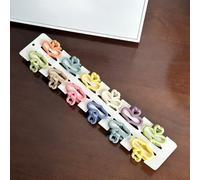 Accessories Korean version cute candy color hairpin small resin grab clip simple versatile matte hair accessories (Set 3,Random color)