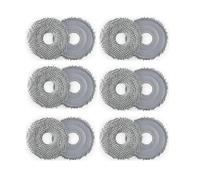 Accessories Mop Cloths Mops Rags Spare Parts Kits Sets ，Compatible for Roborock， Q Revo/Q Revo Pro/Q Revo MaxV/Qrevo Curv Vacuum Cleaner(12 Pieces)