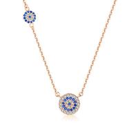 Accessories n Necklace Long Jewelry Blue Stone Cz Evil Eye Pendant Necklace For n Link Chain