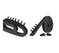 Accessories Open Drag Chain Bridge Type 7x7 10x10 10x15 10x20 15x20 18x18 L1m Cable Carrier with Ends for CNC 3D Printer Voron Trident 2.4 (Color : R18, Size : 10x10 Non-open)(R38)