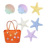 Accessories Pendant, Charm | Starfish Shell Beach Bag Accessories Summer Decoration | Colorful Bag Decorations by s, Lavender, riferimento alla descrizione
