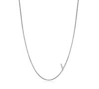 accessories Plated Dainty Cubic Zirconia Sideways Alphabet 26 A-Z Letter Personalized Tiny Monogram Initial Necklace Gifts for Women Girls