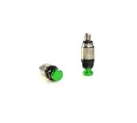 Accessories Replacement 2pcs M5x0.8mm Motorcycle Screws Front Fork Bleed Valve Front Fork Bleed Valve Front Inverted Shock Absorber Bleeding(Green)