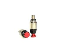Accessories Replacement 2pcs M5x0.8mm Motorcycle Screws Front Fork Bleed Valve Front Fork Bleed Valve Front Inverted Shock Absorber Bleeding(Red)