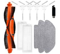 Accessories Replacement Parts for Xiaomi Mi Robot Vacuum Mop 2S Suction & Mop Robot XMSTJQR2S Vacuum Cleaner Parts Replacement Parts, 1 Main Brush, 4 Side Brush, 2 Wipes, 1 Cleaning Tool