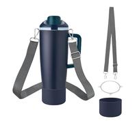 Accessories Set Compatible with Owala 30oz & 40oz FreeSip Sway Bottles & Tumblers, Carrier with Strap & Silicone Boot, Adjustable Shoulder Crossbody Handle Strap