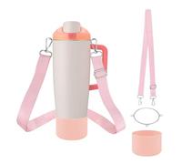 Accessories Set Compatible with Owala 30oz & 40oz FreeSip Sway Bottles & Tumblers, Carrier with Strap & Silicone Boot, Adjustable Shoulder Crossbody Handle Strap