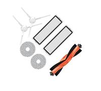 Accessories Side Main Brush Mop Hepa Filter Dust Bag Spare Part，Compatible For Mijia B101CN，Compatible For Dreame L10S，Compatible For MIJIA Omni 1S B113CN,B116(Set 6pcs)