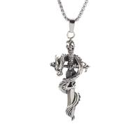 Accessories Sterling Silver Dragon Men, Vintage Pendant Katana - Hip Hop Dagger Women, Master Sword Necklace For Halloween Holiday