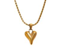 Accessories Temperament Heart Necklace For Girls, 925 Sterling Silver Heart Charm Choker - Minimalist Heart Gold Necklace, Gold Locket Necklace For Women Birthday Valentine Gifts