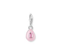 THOMAS SABO Silver Pink Pear Shaped Charm 2028-041-9
