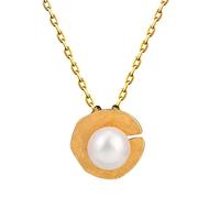 Accessories Vintage Necklace for Women Clavicle Chain Lotus Leaf Shell Beads Handmade Classical Hanfu Jewelry Women's Pendant Necklaces Charm thing National Old Craft