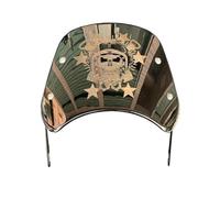 Accessories Windshield Motorcycle 5"-7" HeadlightWind Deflector Windscreen Universal For Harley Fit For Honda ForYamaha Instrument Visor(Black)