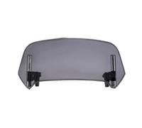 Accessories Windshield Universal Motorcycle Windshield Extension Adjustable Spoiler Clamp-On Fit For BMW For KAWASAKI For YAMAHA(A01 BIG BLACK)