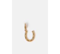 Accessorize 14Ct Gold-Plated Horseshoe Charm Gold One Size
