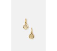 Accessorize 14Ct Gold-Plated Sun Drop Huggie Hoop Earrings Gold One Size