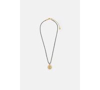 Accessorize Women's 14ct Gold-Plated Sun Pendant Cord Necklace in Gold Accessorize Gold One Size