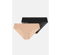 Accessorize 2-Pack Lace-Back Briefs Multi XL