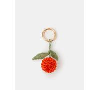 ACCESSORIZE Beaded Orange Keyring Orange