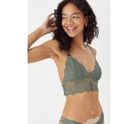 Accessorize Deep Lace Bralet In Teal Teal 18