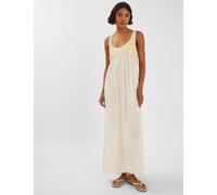 ACCESSORIZE Embellished Round Neck Maxi Beach Dress Ivory