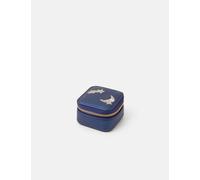 ACCESSORIZE Embroidered Star & Moon Jewellery Box Navy