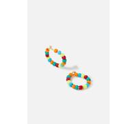 Accessorize Eye Candy Mini Beaded Huggie Hoops Multi One Size
