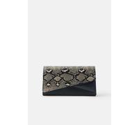 Accessorize Faux Snakeskin Wristlet Clutch Bag Multi One Size