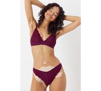 Accessorize Geometric Lace Bralet In Red Red 10