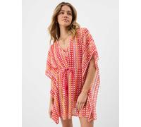 ACCESSORIZE Geometric Striped V-Neck Mini Relaxed Kaftan Multi