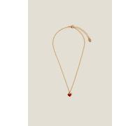Accessorize Women's Heart Pendant Necklace in Red Accessorize Red One Size