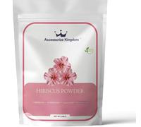 Accessorize Kingdom 100% Pure Herbal Powder for External Use - For DIY Face & Hair Packs | 100g 3.5 oz (Hibiscus)