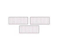 Accessorize kingdom Premium Bindi Sticker Pack |Bindis for Women & Girls |Reusable, Skin-Friendly Bindis | Daily & Festive Wear | Bindi for All Occasions | Pack of 3 | (Red AK3, 2mm)