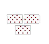 Accessorize kingdom Premium Bindi Sticker Pack |Bindis for Women & Girls |Reusable, Skin-Friendly Bindis | Daily & Festive Wear | Bindi for All Occasions | Pack of 9 | (Red AK4, 4mm)