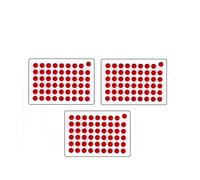 Accessorize kingdom Premium Bindi Sticker Pack |Bindis for Women & Girls |Reusable, Skin-Friendly Bindis | Daily & Festive Wear | Bindi for All Occasions | Pack of 3 | (Red AK16, 6mm)