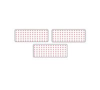 Accessorize kingdom Premium Bindi Sticker Pack |Bindis for Women & Girls |Reusable, Skin-Friendly Bindis | Daily & Festive Wear | Bindi for All Occasions | Pack of 3 | (Red AK5, 2mm)