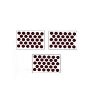 Accessorize kingdom Premium Bindi Sticker Pack |Bindis for Women & Girls |Reusable, Skin-Friendly Bindis | Daily & Festive Wear | Bindi for All Occasions | Pack of 3 | (Maroon AK14, 6mm)