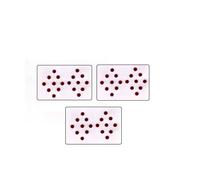 Accessorize kingdom Premium Bindi Sticker Pack |Bindis for Women & Girls |Reusable, Skin-Friendly Bindis | Daily & Festive Wear | Bindi for All Occasions | Pack of 9 | (Maroon AK9, 6mm)