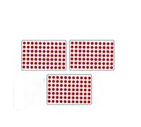 Accessorize kingdom Premium Bindi Sticker Pack |Bindis for Women & Girls |Reusable, Skin-Friendly Bindis | Daily & Festive Wear | Bindi for All Occasions | Pack of 3 | (Red AK12, 4mm)