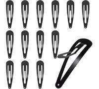 Accessorize Kingdom Tic Tac Hair Clips Hair Accessories for Women and Girls (Matte Black, M (Pack of-2 24pcs)