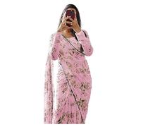 Accessorize Kingdom Women's Georgette Digital Printed Ready To Wear one Minute Saree With Unstitched Blouse Piece Perfect for Weddings, Parties, and Special Occasions, X Pink