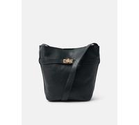 ACCESSORIZE Leather Bucket Bag Black