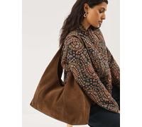 ACCESSORIZE Leather Shoulder Bag Tan